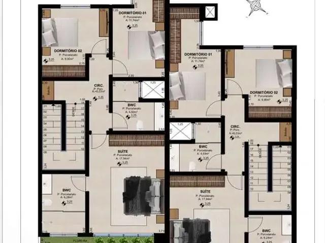Casa / Sobrado para Venda em Chapecó/SC Esplanada 3 Quartos