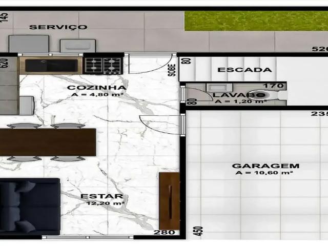 Casa / Sobrado para Venda em Curitiba/PR Alto Boqueirão 3 Quartos