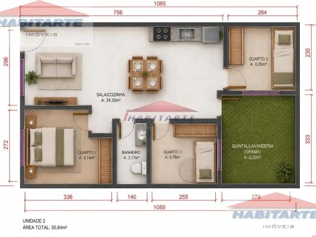 Casa / Sobrado para Venda em Curitiba/PR Boqueirão 3 Quartos