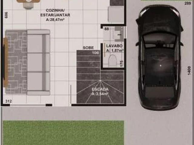 Casa / Sobrado para Venda em Curitiba/PR Boqueirão 3 Quartos