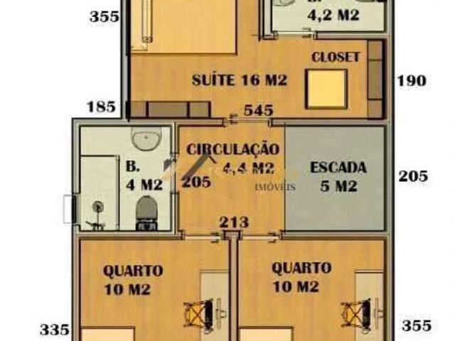 Casa / Sobrado para Venda em Curitiba/PR Cajuru 3 Quartos