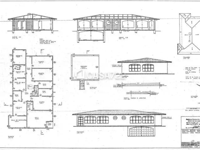 Casa / Sobrado para Venda em Curitiba/PR Guabirotuba 3 Quartos