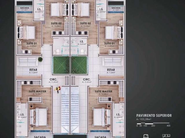 Casa / Sobrado para Venda em Curitiba/PR São Braz 3 Quartos