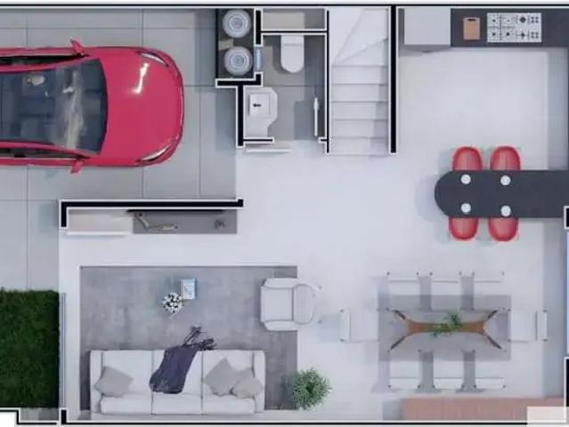 Casa / Sobrado para Venda em Curitiba/PR São Lourenço 3 Quartos