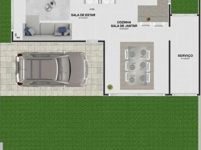 Casa / Sobrado para Venda em Curitiba/PR Seminário 3 Quartos