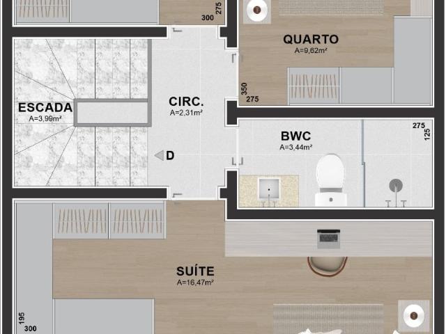 Casa / Sobrado para Venda em Curitiba/PR Uberaba 3 Quartos