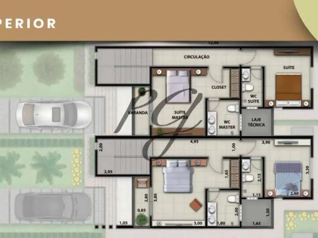 Casa / Sobrado para Venda em Eusébio/CE Coité 3 Quartos