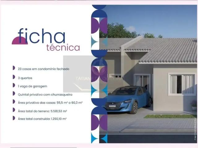 Casa / Sobrado para Venda em Fazenda Rio Grande/PR Estados 3 Quartos