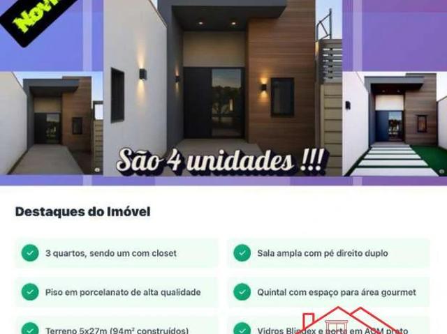Casa / Sobrado para Venda em Feira de Santana/BA Mangabeira 3 Quartos