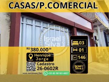 Casa / Sobrado para Venda em Fortaleza/CE Henrique Jorge 3 Quartos
