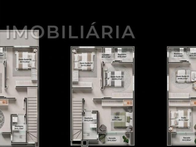 Casa / Sobrado para Venda em Florianópolis/SC Canasvieiras 3 Quartos