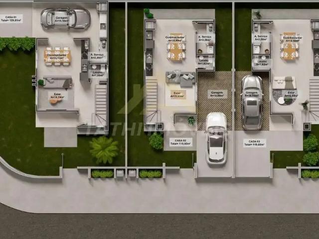 Casa / Sobrado para Venda em Florianópolis/SC Canasvieiras 3 Quartos