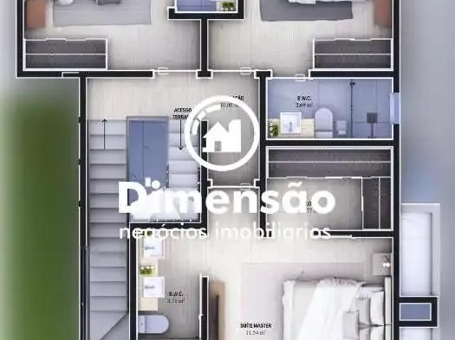 Casa / Sobrado para Venda em Florianópolis/SC Santa Mônica 3 Quartos