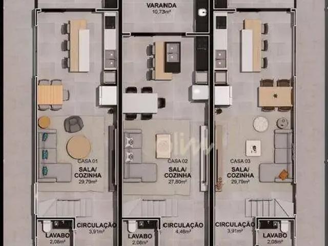 Casa / Sobrado para Venda em Florianópolis/SC Vargem do Bom Jesus 2 Quartos