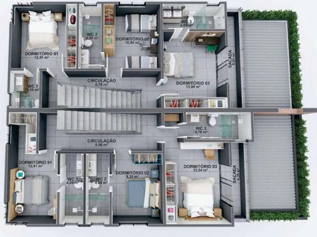 Casa / Sobrado para Venda em Florianópolis/SC Vargem Grande 3 Quartos