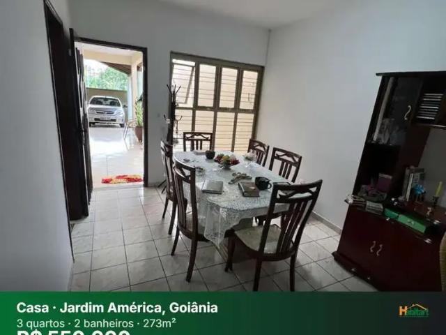Casa / Sobrado para Venda em Goiânia/GO Jardim América 3 Quartos
