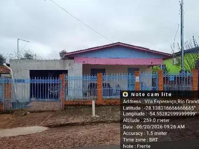 Casa / Sobrado para Venda em Guarani das Missões/RS Centro 2 Quartos
