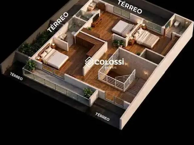 Casa / Sobrado para Venda em Guarapuava/PR Boqueirão 3 Quartos