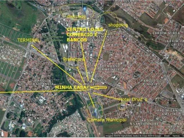 Casa / Sobrado para Venda em Hortolândia/SP Parque São Miguel 3 Quartos
