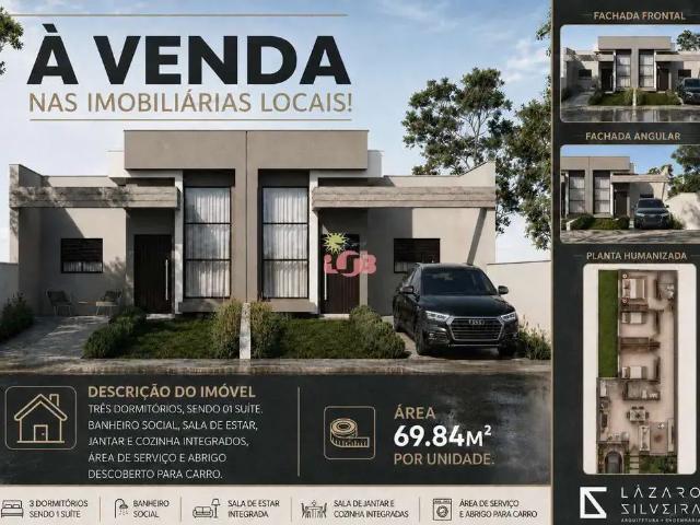 Casa / Sobrado para Venda em Imbé/RS Santa Terezinha Distrito 3 Quartos
