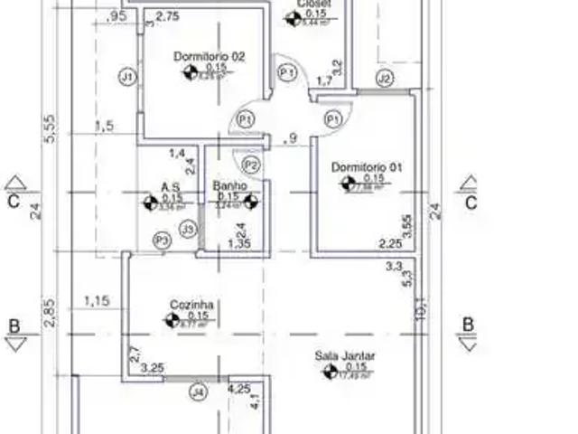 Casa / Sobrado para Venda em Iperó/SP Residencial Real Esplanada 3 Quartos