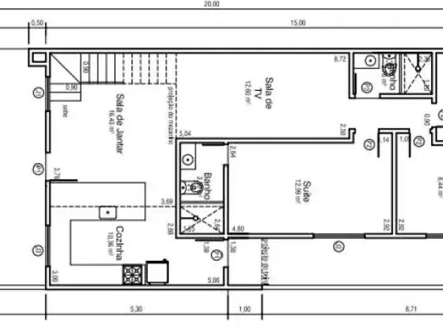 Casa / Sobrado para Venda em Jacareí/SP Residencial Santa Paula 3 Quartos
