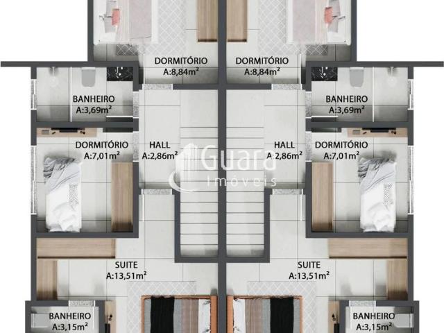 Casa / Sobrado para Venda em Jaraguá do Sul/SC Tifa Martins 3 Quartos
