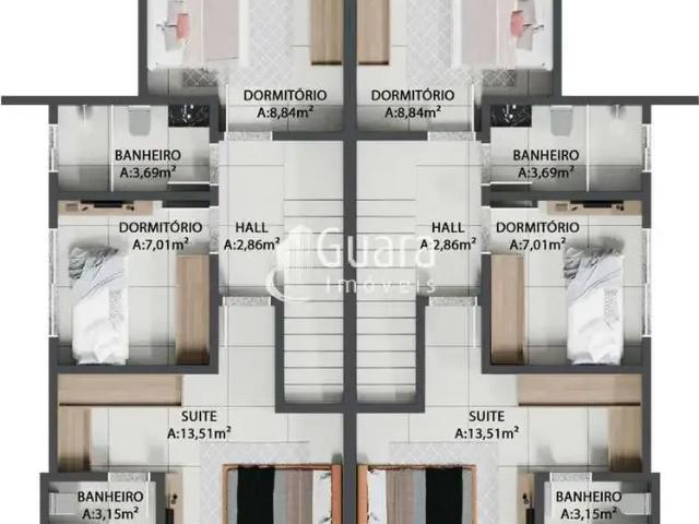 Casa / Sobrado para Venda em Jaraguá do Sul/SC Tifa Martins 3 Quartos