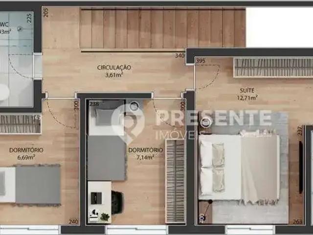 Casa / Sobrado para Venda em Joinville/SC Anita Garibaldi 1 Quartos