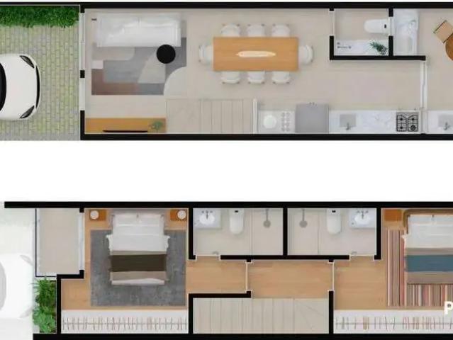 Casa / Sobrado para Venda em Joinville/SC Costa e Silva 2 Quartos