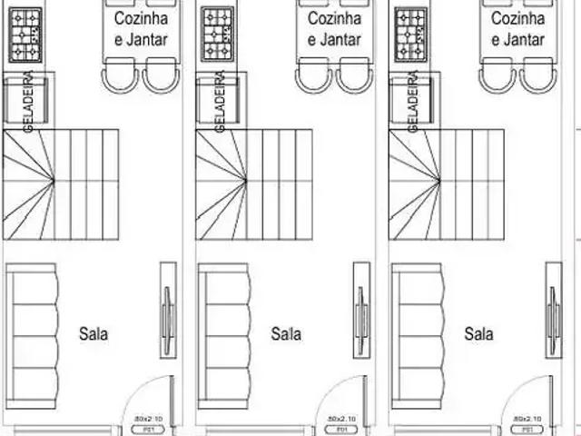 Casa / Sobrado para Venda em Joinville/SC Itaum 2 Quartos