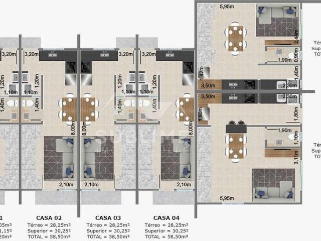 Casa / Sobrado para Venda em Joinville/SC Petrópolis 2 Quartos