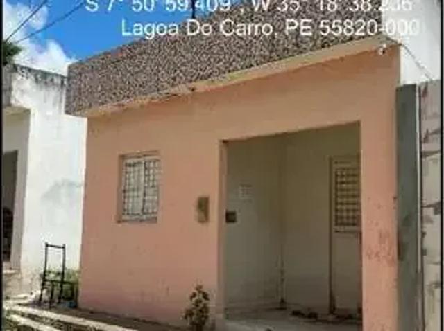 Casa / Sobrado para Venda em Lagoa do Carro/PE Loteamento Recanto Carpina 2 Quartos