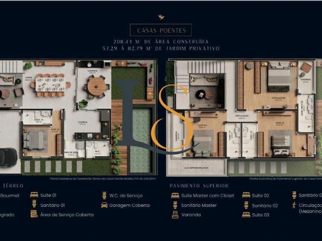 Casa / Sobrado para Venda em Lauro de Freitas/BA Buraquinho 4 Quartos