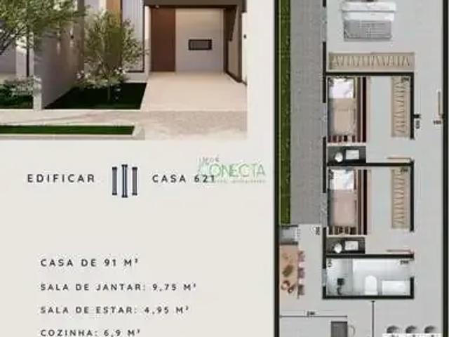 Casa / Sobrado para Venda em Londrina/PR Colúmbia 3 Quartos