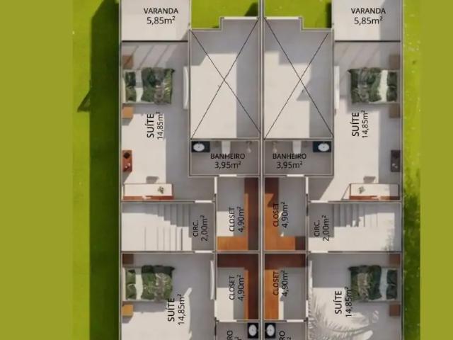 Casa / Sobrado para Venda em Macaé/RJ Novo Horizonte 3 Quartos