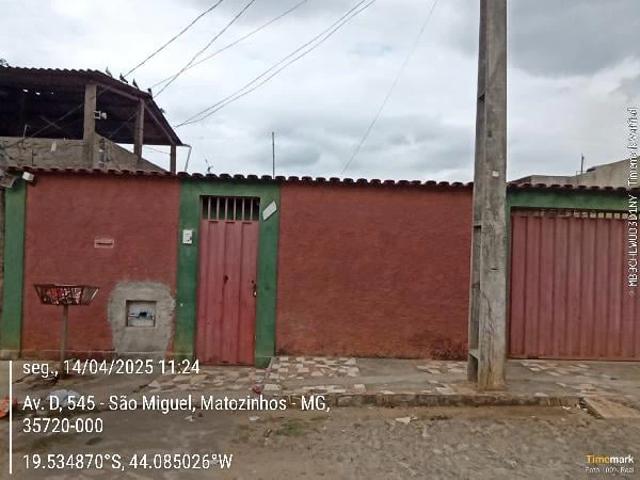 Casa / Sobrado para Venda em Matozinhos/MG São Miguel 1 Quartos