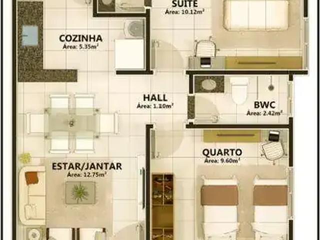 Casa / Sobrado para Venda em Mossoró/RN Alto do Sumaré 2 Quartos
