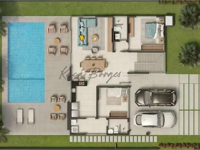 Casa / Sobrado para Venda em Nísia Floresta/RN Povoado de Pium 4 Quartos