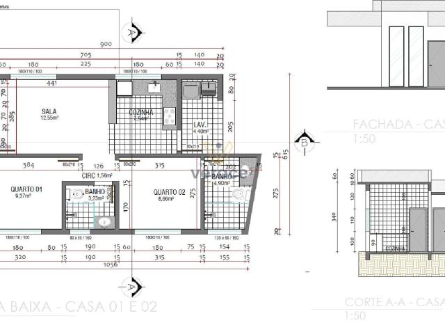 Casa / Sobrado para Venda em Ouro Branco/MG Centro 2 Quartos