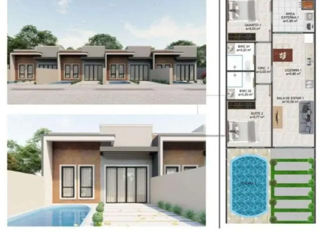 Casa / Sobrado para Venda em Pontal do Paraná/PR Balneário Primavera 2 Quartos
