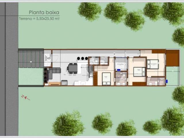 Casa / Sobrado para Venda em Porto Alegre/RS Aberta dos Morros 3 Quartos