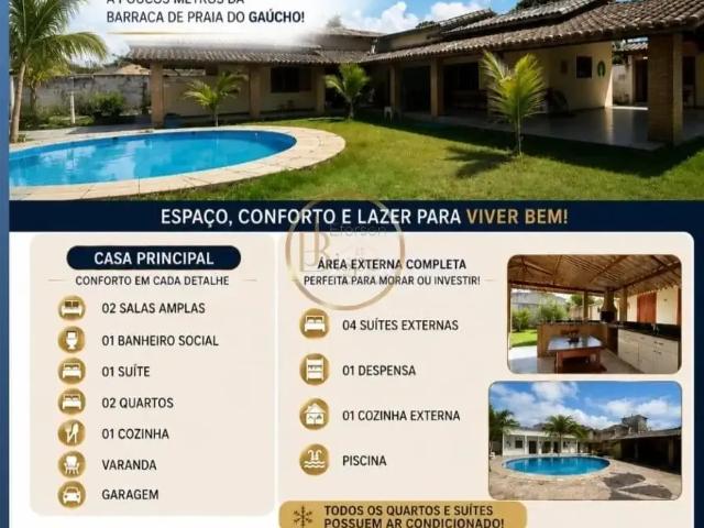 Casa / Sobrado para Venda em Porto Seguro/BA Paraíso Dos Pataxós 7 Quartos