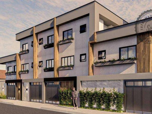 Casa / Sobrado para Venda em Praia Grande/SP Cidade Ocian 3 Quartos
