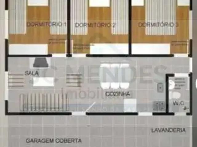 Casa / Sobrado para Venda em Quatro Barras/PR Jardim Menino Deus 3 Quartos