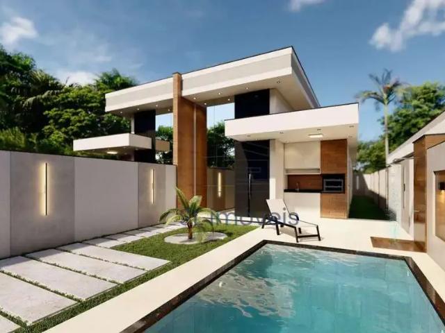 Casa / Sobrado para Venda em Rio das Ostras/RJ Ouro Verde 3 Quartos