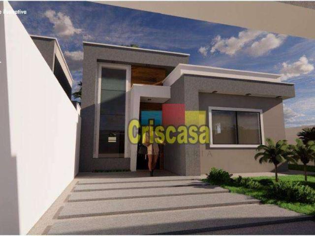 Casa / Sobrado para Venda em Rio das Ostras/RJ Enseada das Gaivotas 3 Quartos