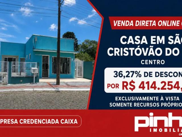 Casa / Sobrado para Venda em São Cristóvão do Sul/SC Centro 3 Quartos