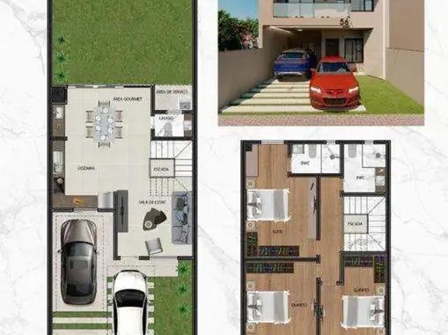 Casa / Sobrado para Venda em São José dos Pinhais/PR Costeira 4 Quartos