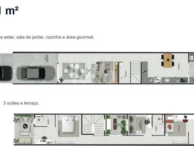 Casa / Sobrado para Venda em São Paulo/SP Jardim do Colégio 3 Quartos